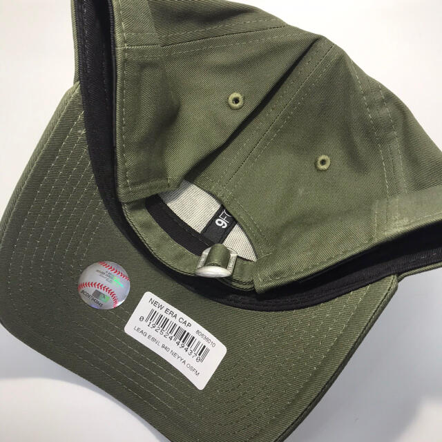 NEW ERA(ニューエラー)のニューエラ キャップ NY ヤンキース 緑 グリーン カーキ オリーブ 白ロゴ メンズの帽子(キャップ)の商品写真