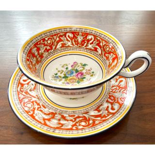 ウェッジウッド(WEDGWOOD)の黒猫様専用　ウェッジウッド　フロレンティーン　オレンジ　美品(食器)