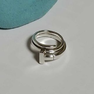 ティファニー(Tiffany & Co.)の美品☆TIFFANY　ティファニー　スクエアラップ　シルバーリング(リング(指輪))