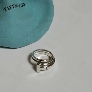 美品☆TIFFANY　ティファニー　スクエアラップ　シルバーリング