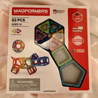 マグフォーマー　MAGFORMERS　62ピース(知育玩具)