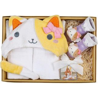 ミキハウス(mikihouse)の【新品】オリジナル バス＆ソックスセット キティ(バスローブ)