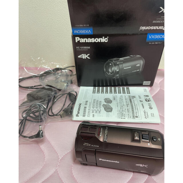 Panasonic(パナソニック)のPanasonic 4k ビデオカメラ スマホ/家電/カメラのカメラ(ビデオカメラ)の商品写真