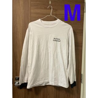 ワンエルディーケーセレクト(1LDK SELECT)の【美品】ENNOY エンノイ ロンT ホワイト×ネイビー Mサイズ(Tシャツ/カットソー(七分/長袖))