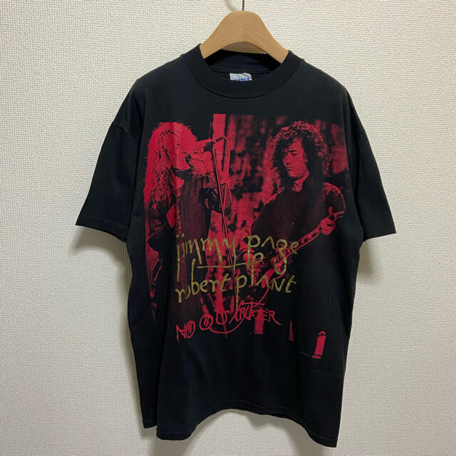 激安価格の Jimmy page × Robert plant 90s ヴィンテージTシャツ Tシャツ+カットソー(半袖+袖なし)