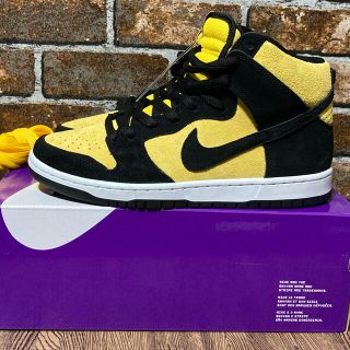 ナイキ(NIKE)のNIKE SB DUNK HIGH ナイキ ダンク ハイ プロ 黄 黒27cm(スニーカー)