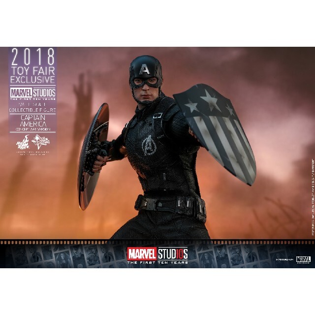 新品未開封】Hottoys キャプテンアメリカ コンセプトアートver