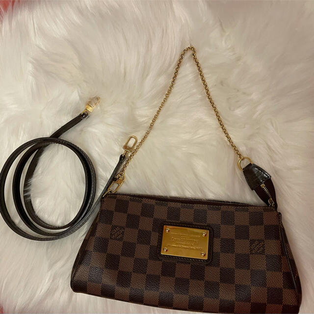 50%OFF LOUIS VUITTON - ルイヴィトン エヴァ ダミエ 美品 ショルダー