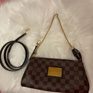 ルイヴィトン(LOUIS VUITTON)のルイヴィトン　エヴァ　ダミエ　美品(ショルダーバッグ)