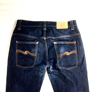 ヌーディジーンズ(Nudie Jeans)のNudie jeans ★メンズデニム★スリムストレート★ストレッチ★33インチ(デニム/ジーンズ)