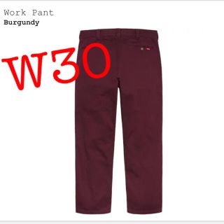 W30】 Supreme Work Pant Burgundy | vrealitybolivia.com