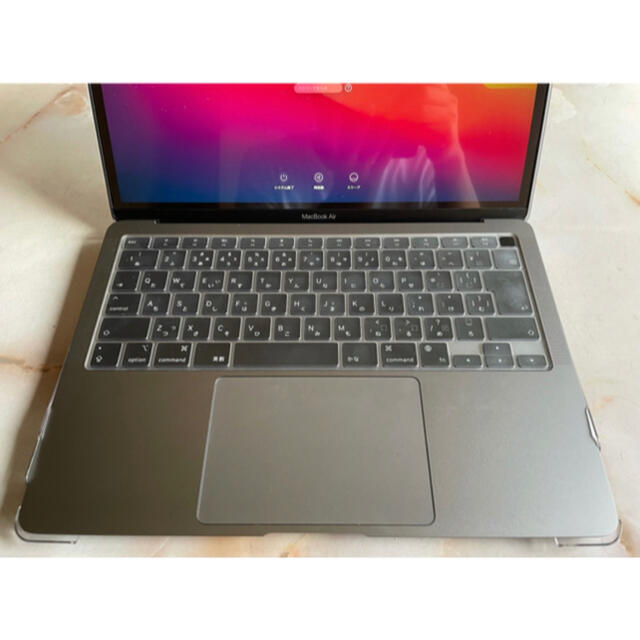 PC/タブレット MacBook Air M1スペースグレイ256GB 保証書付き