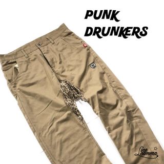 パンクドランカーズ(PUNK DRUNKERS)のパンクドランカー パンツ 豹柄 チノパン スウェット(その他)