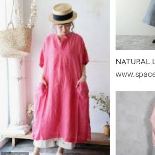 ナチュラルランドリー(NATURAL LAUNDRY)のナチュラルランドリー♡シャンブレーリネンポンチョワンピース(ロングワンピース/マキシワンピース)