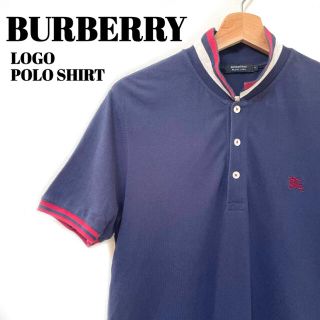 バーバリー(BURBERRY)のBURBERRY｜バーバリー ブラックレーベル　ポロシャツ　ネイビー　Mサイズ(ポロシャツ)