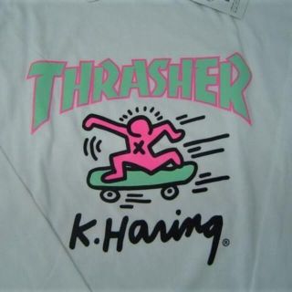 THRASHER - セール15% スラッシャー キースへリング コラボ Tシャツ ...