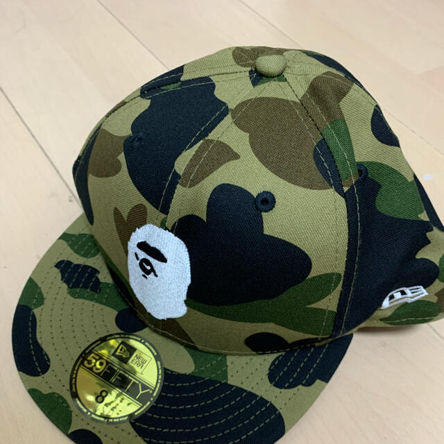 激レア2XL！ 新品BAPE×NEW ERA 59 FIFTY猿顔刺繍キャップ緑