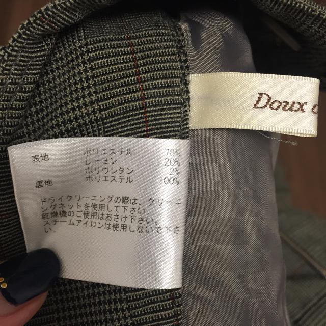 Doux archives(ドゥアルシーヴ)のdoux archives チェックパンツ 36 レディースのパンツ(カジュアルパンツ)の商品写真