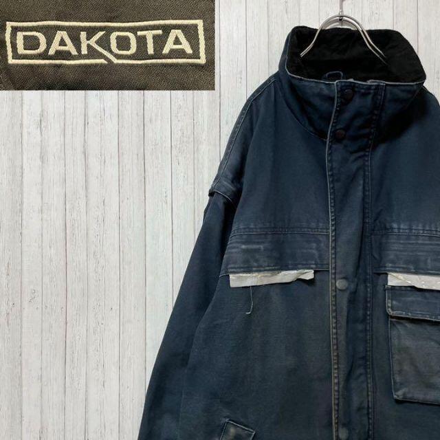 DAKOTA ダコタ　ダックジャケット　ネイビー　ワークジャケット　ブルゾン　M