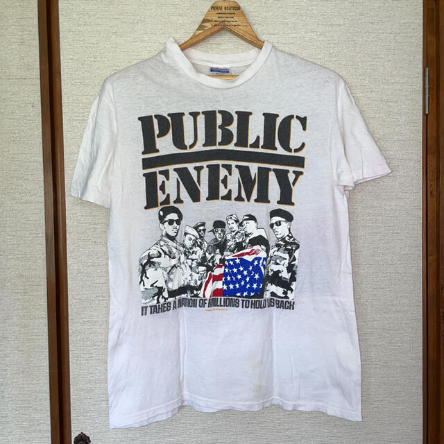 パブリックエナミー　1989年初来日記念Ｔシャツ　レア　80s ヴィンテージ