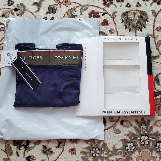 TOMMY HILFIGER(トミーヒルフィガー)のTOMMY HILFIGER ボクサーパンツ　紺　Lサイズ(ユーロ) メンズのアンダーウェア(ボクサーパンツ)の商品写真