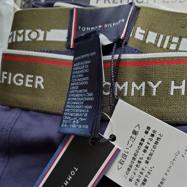 TOMMY HILFIGER(トミーヒルフィガー)のTOMMY HILFIGER ボクサーパンツ　紺　Lサイズ(ユーロ) メンズのアンダーウェア(ボクサーパンツ)の商品写真