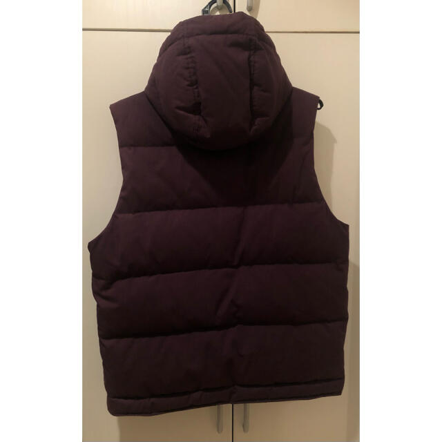 Supreme(シュプリーム)の希少 L supreme hooded down vest plum メンズのジャケット/アウター(ダウンベスト)の商品写真