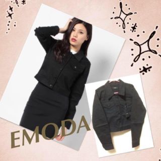 エモダ(EMODA)の新品＊ジャンパー◡̈︎♥︎︎(ノーカラージャケット)