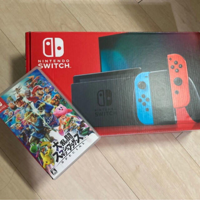 Nintendo Switch 本体 スマブラ ソフト付 ニンテンドースイッチ 翻译此