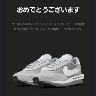 サカイ(sacai)のNIKE サカイ フラグメント 27.5cm (スニーカー)