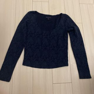 アメリカンイーグル(American Eagle)のトップス　アメリカンイーグル　アメリカンイーグルアウトフィッターズ　紺　ネイビー(シャツ/ブラウス(長袖/七分))