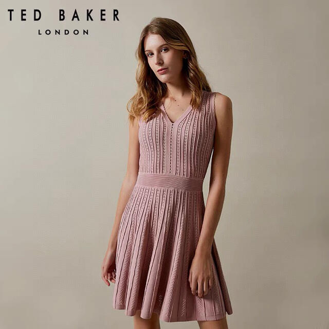 ❤️Ted baker 2021 新作新品　ピンクワンピース　綺麗 2 色