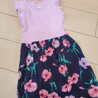 ギャップキッズ(GAP Kids)のGAPKIDS  フリル✕花柄ワンピース120cm(ワンピース)