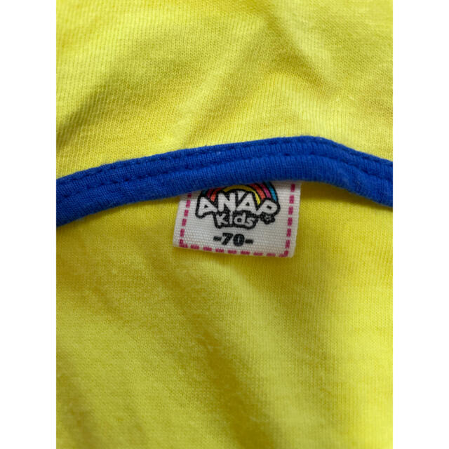 ANAP Kids(アナップキッズ)のアナップロンパース＋帽子 キッズ/ベビー/マタニティのベビー服(~85cm)(ロンパース)の商品写真