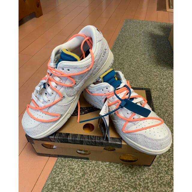 OFF-WHITE × NIKE DUNK LOW lot 19  27cm