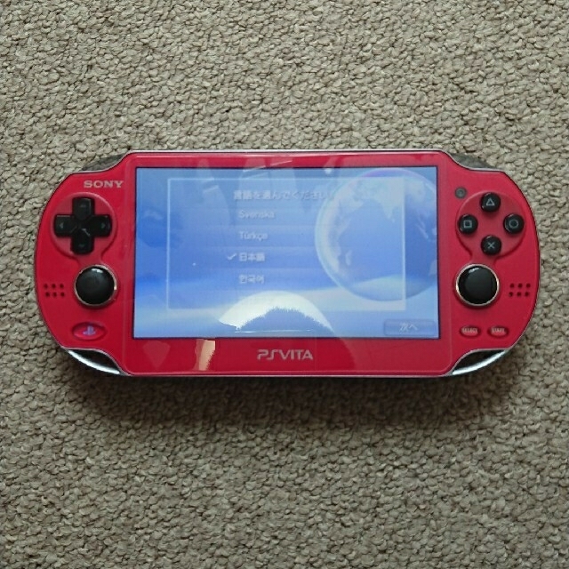 PSVITA PCH-1000 レッド-