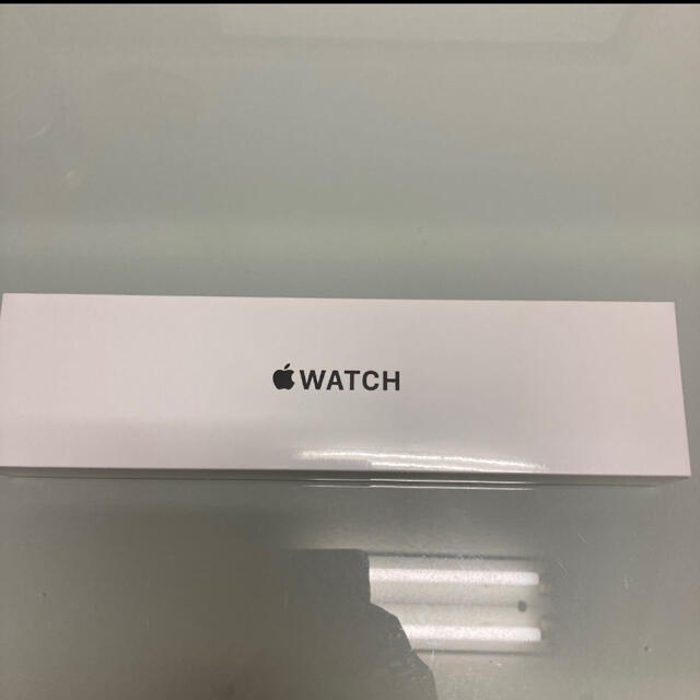 未開封 Apple Watch SE(GPS)40mmブラックスポーツバンド - その他