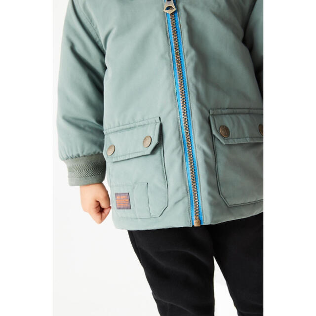 新品】next グリーン ボアカラーボンバージャケット(ボーイズ) | www ...