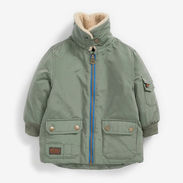 新品】next グリーン ボアカラーボンバージャケット(ボーイズ) | www ...