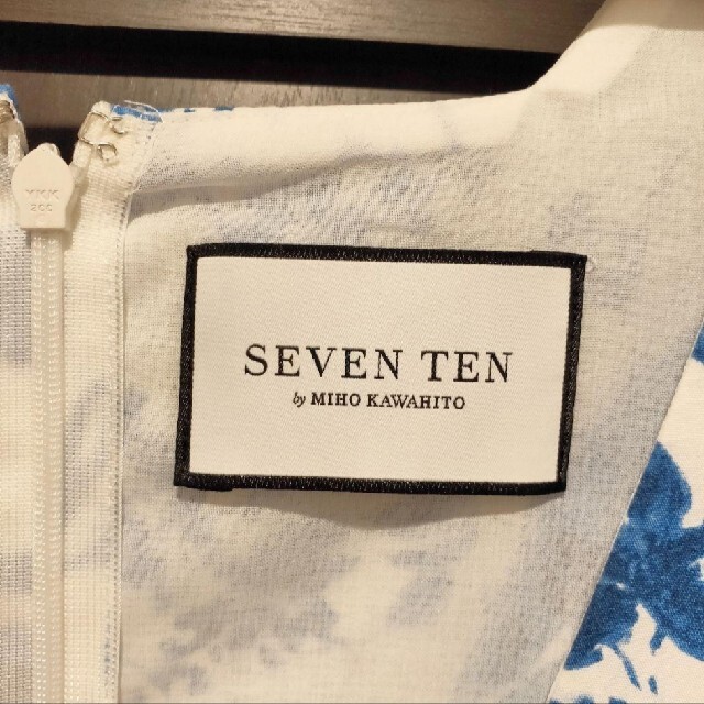 Seventen ボタニカルプリントドレス S