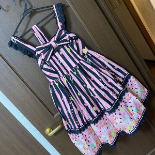 Angelic Pretty(ストライプ ・ ひざ丈ワンピース)のフリマ Angelic Pretty(ストライプ ・ ひざ丈ワンピース)のフリマ