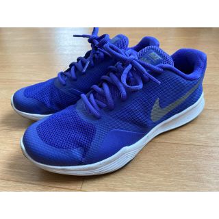 ナイキ(NIKE)のNIKE ナイキ ランニングシューズ 紫 パープル 24cm(スニーカー)