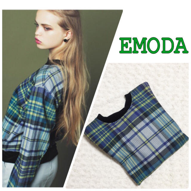 EMODA(エモダ)のEMODA チェックトップス レディースのトップス(トレーナー/スウェット)の商品写真