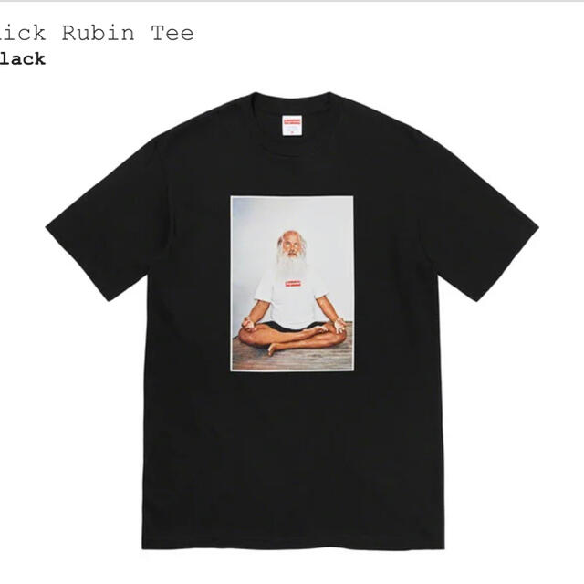 トップス【黒Sサイズ ステッカー2枚付き】supreme rick rubin tee