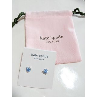 ケイトスペードニューヨーク(kate spade new york)のNEW【新品】kate spade ケイトスペード ピアス ブルー(ピアス)