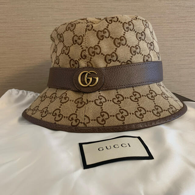 完璧 GUCCIグッチハットGGキャンバス フェドラハット レディース | bca