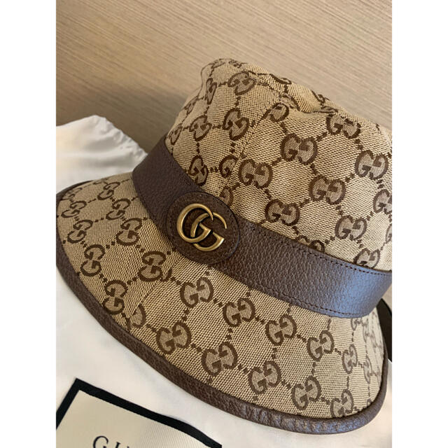 GUCCIグッチハットGGキャンバス フェドラハット