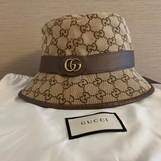 グッチ(Gucci)のGUCCIグッチハットGGキャンバス フェドラハット(ハット)