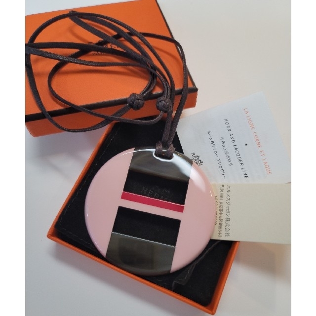 正式的 新品 - Hermes ☆ ペンダント ネックレス バッファローホーン