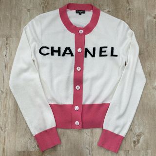 シャネル(CHANEL)のCHANEL シャネル カーディガン 2019ss ロゴ カシミアカーディガン(カーディガン)